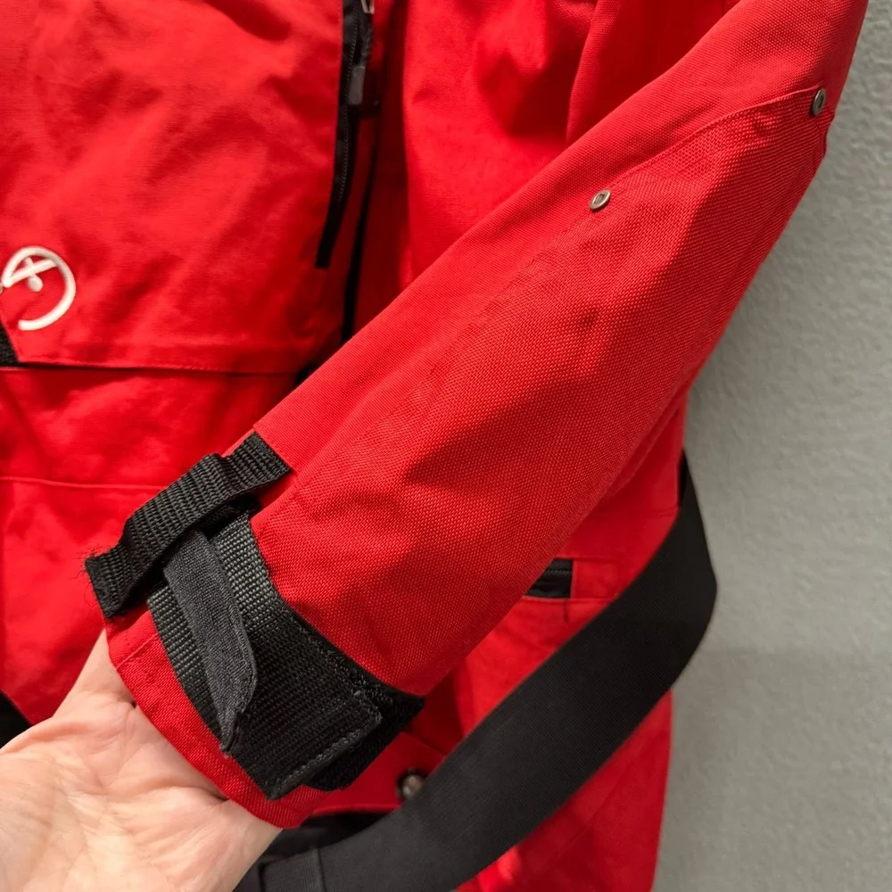 The North Face Apogee Jacket Mens L Steep Tech Red Ski Parka Scot Schmidt Hooded
